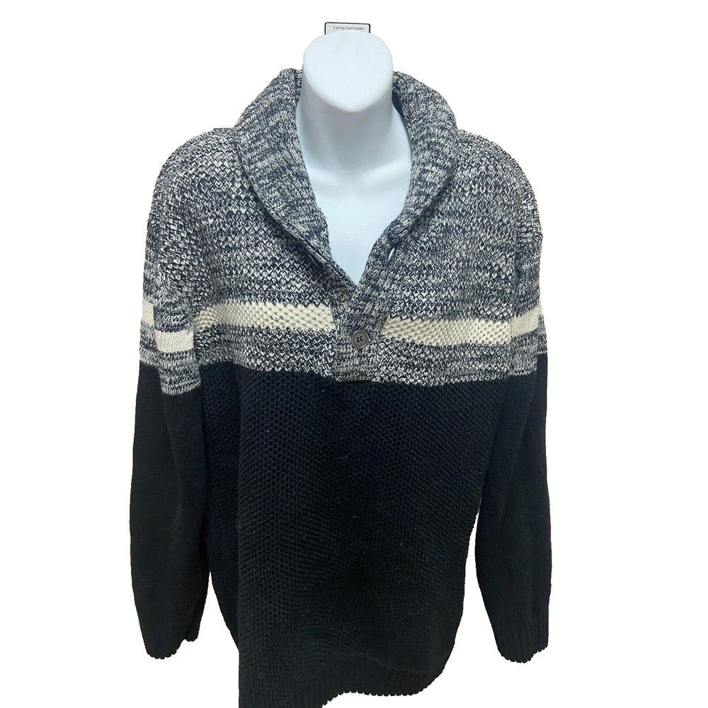 Park Slope Womens Sweater Size XXL 2XL Long Sleeve Pullover V-neck Heavy Winter